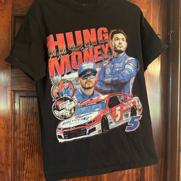 None Other - Black Graphic Nascar Tee Kyle Larson